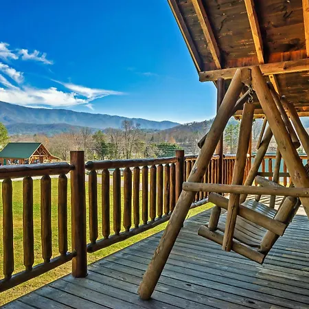 Villa Spectacular Mtns Views With Private Hot Tub With Pool Table And Private Pond Sevierville Exterior foto