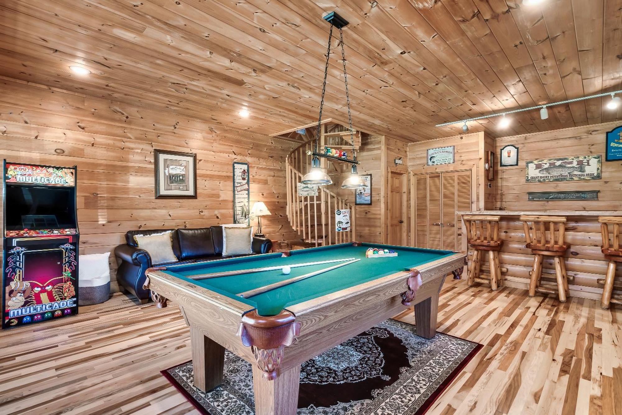 Сasa de vacaciones Spectacular Mtns Views With Private Hot Tub With Pool Table And Private Pond
